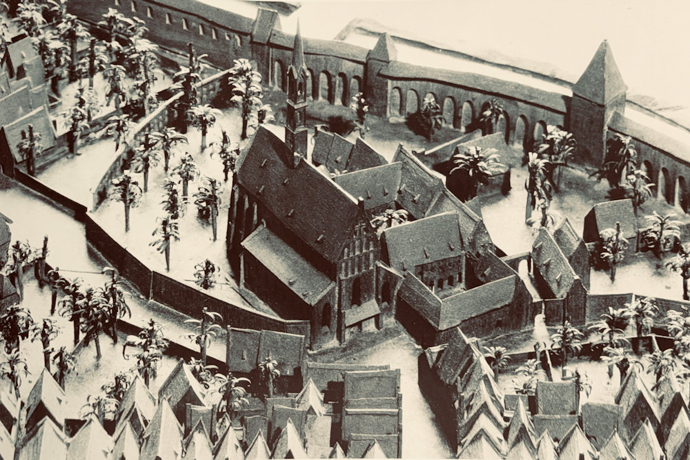 Franziskanerkloster im Sandtner Modell